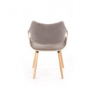 Стул HALMAR K396 дуб светлый/серый